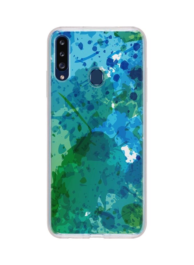 Underwater Burst Full Print Flexible Case Cover For Samsung Galaxy A20S Multicolour