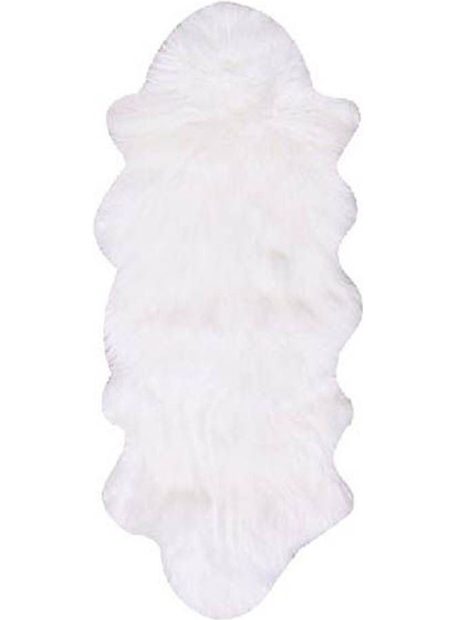 Long Fur Carpet white 140x60cm