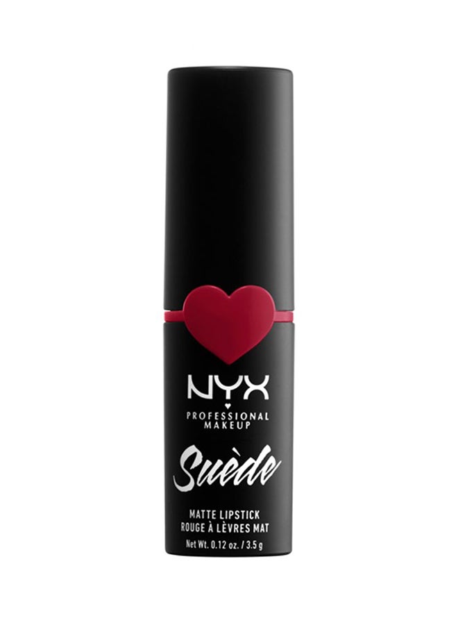 NYX PROFESSIONAL MAKEUP Suede Matte Lipstick Spicy - Image 2