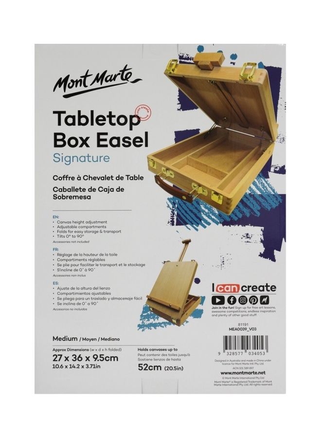 Signature Tabletop Box Easel Beige