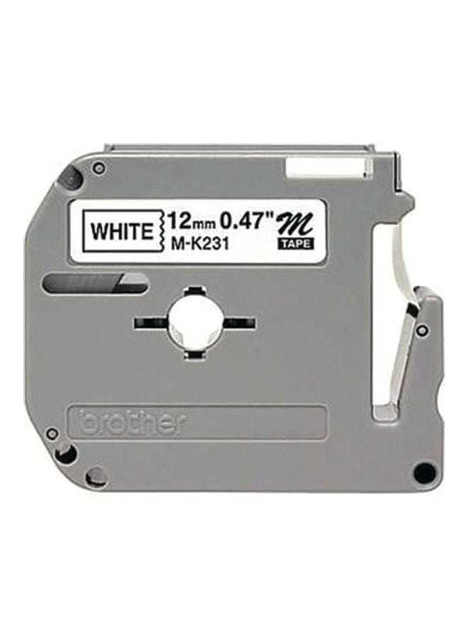 بروذر شريط أسود على شريط أبيض طراز M-K231 M أسود/أبيض - Image 2