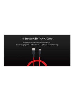 Xiaomi Mi Braided USB Type-C Cable Red  - Image 4