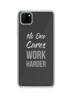 Work Harder Full Print Flexible Case Cover For Huawei Y5p Multicolour