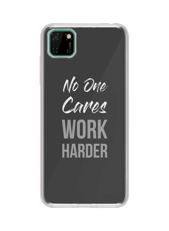 Stylizedd - Work Harder Full Print Flexible Case Cover For Huawei Y5p Multicolour - Image 1