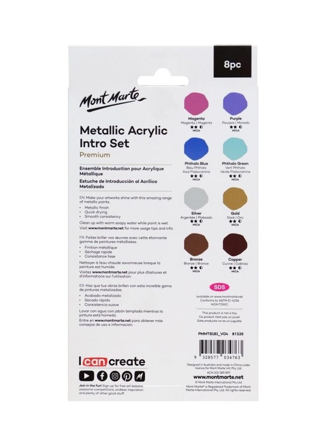 Mont Marte - Premium Acrylic Paint Intro Set Multicolour - Image 1