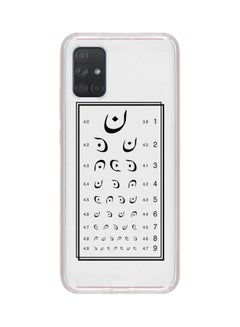 Eye Test Full Print Flexible Case Cover For Samsung Galaxy A51 Multicolour