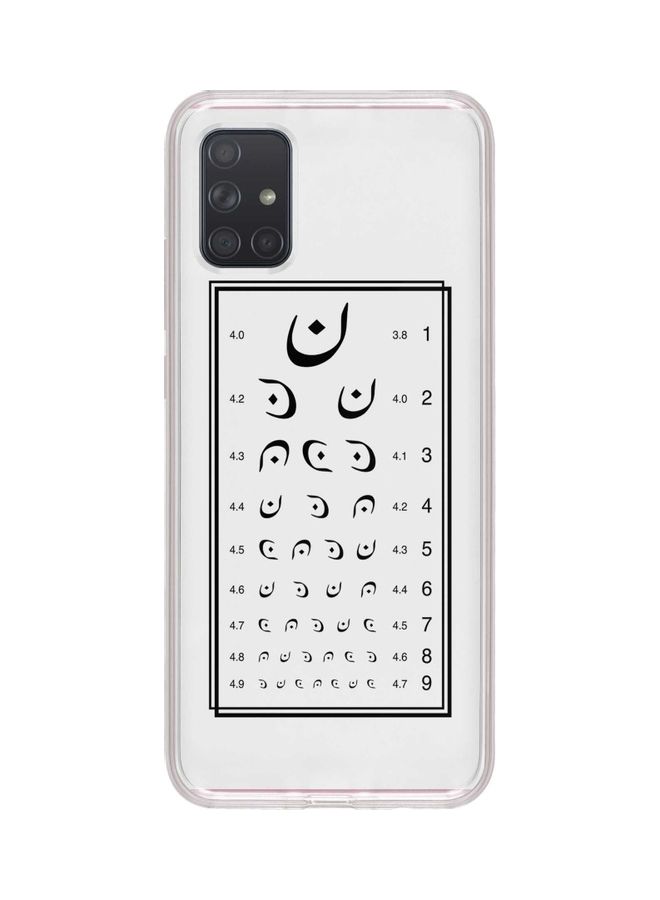 Stylizedd - Eye Test Full Print Flexible Case Cover For Samsung Galaxy A51 Multicolour - Image 1