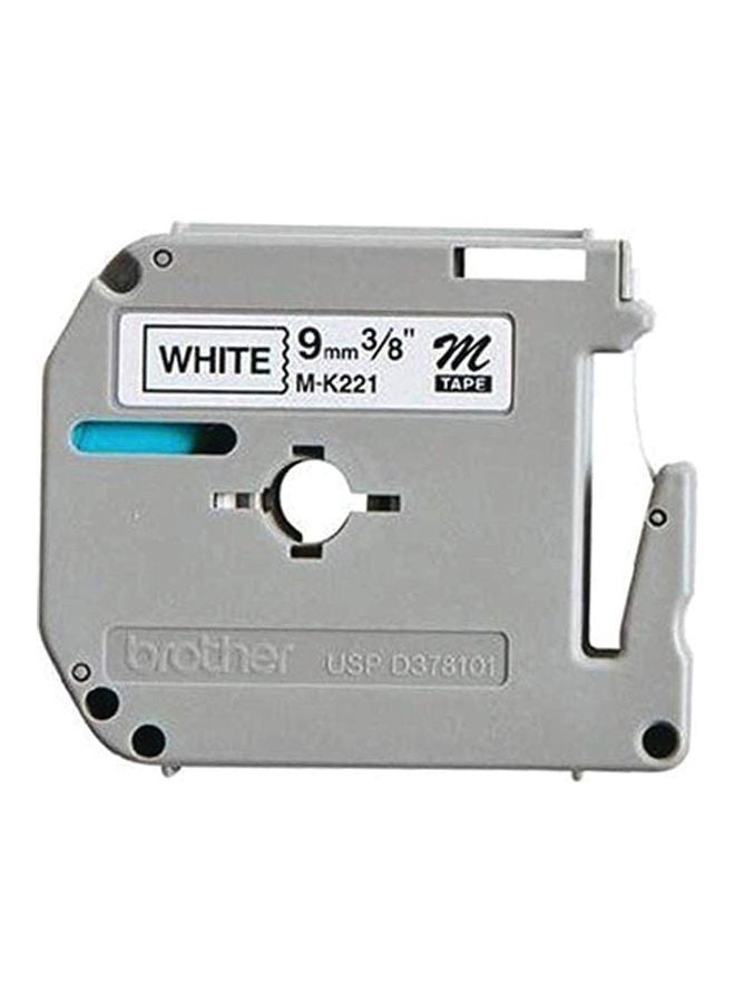 brother M-K221 M Series Tape Black/White - Image 2