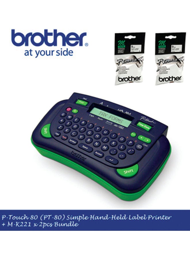 brother M-K221 M Series Tape Black/White - Image 3