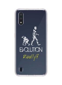 Evolution, Really Full Print Flexible Case Cover For Samsung Galaxy A01 Multicolour
