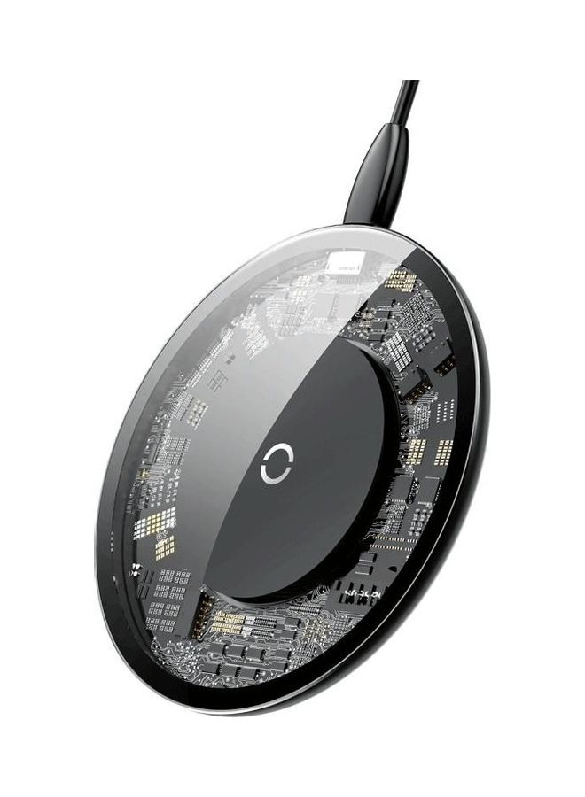 Baseus Simple Wireless Charger Pad Clear/Black - Image 3