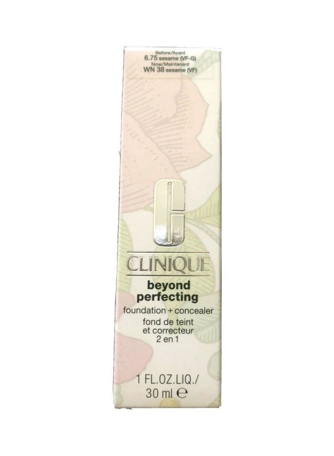 CLINIQUE Beyond Perfecting Foundation and Concealer WN 38 Sesame - Image 4
