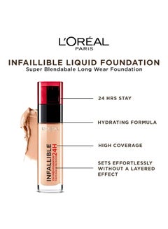 L'OREAL PARIS Infallible Liquid Foundation 015 Porcelain  - Image 3