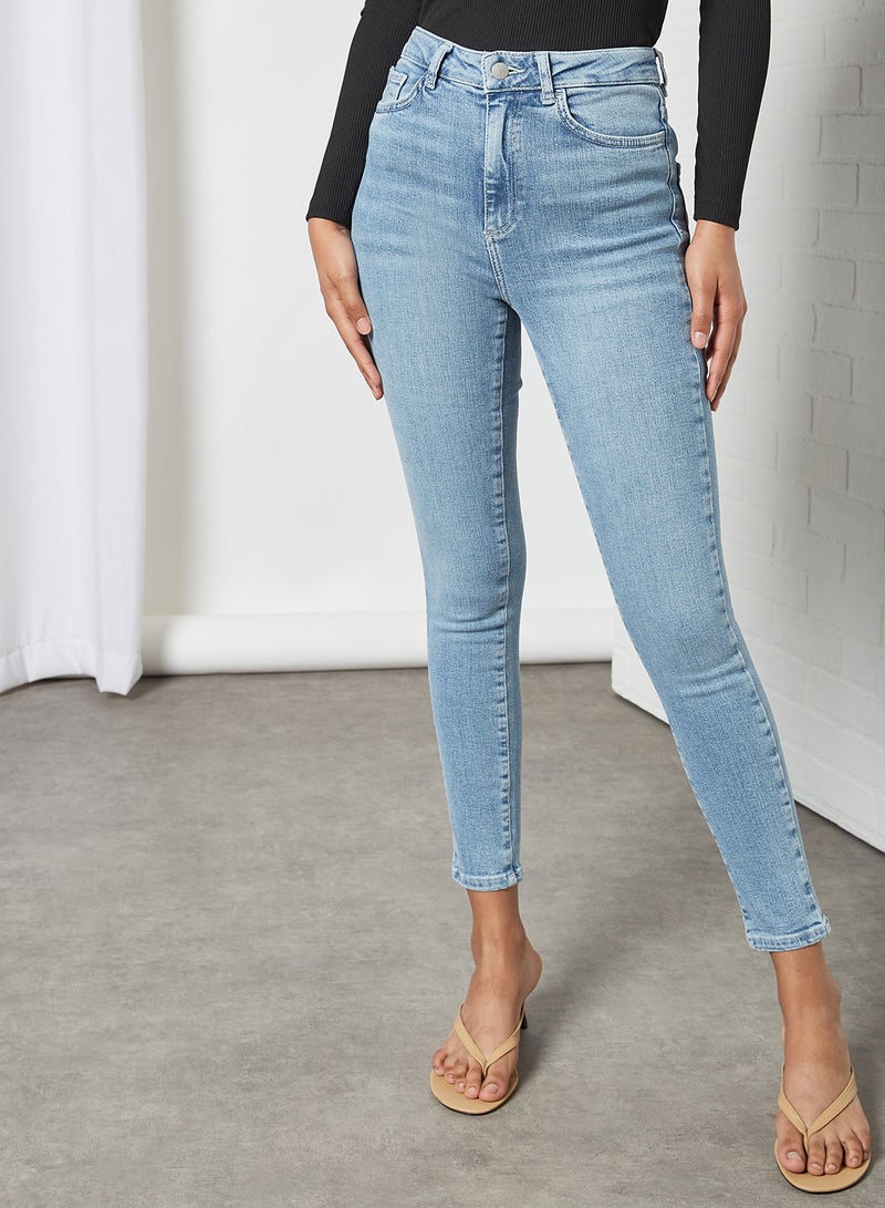 فيرو مودا جينز بخصر مرتفع وقصة ضيقة - Image 1