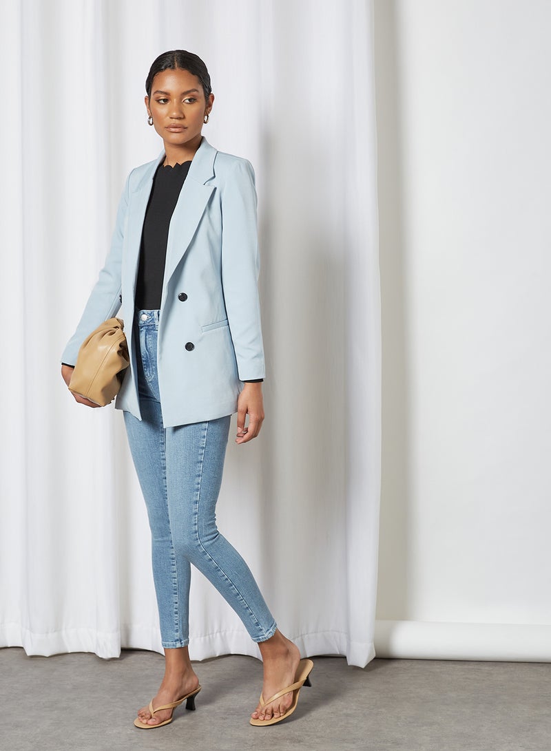 فيرو مودا جينز بخصر مرتفع وقصة ضيقة - Image 3