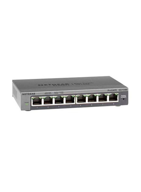 8-Port Gigabit Ethernet Smart Managed Plus Switch Grey