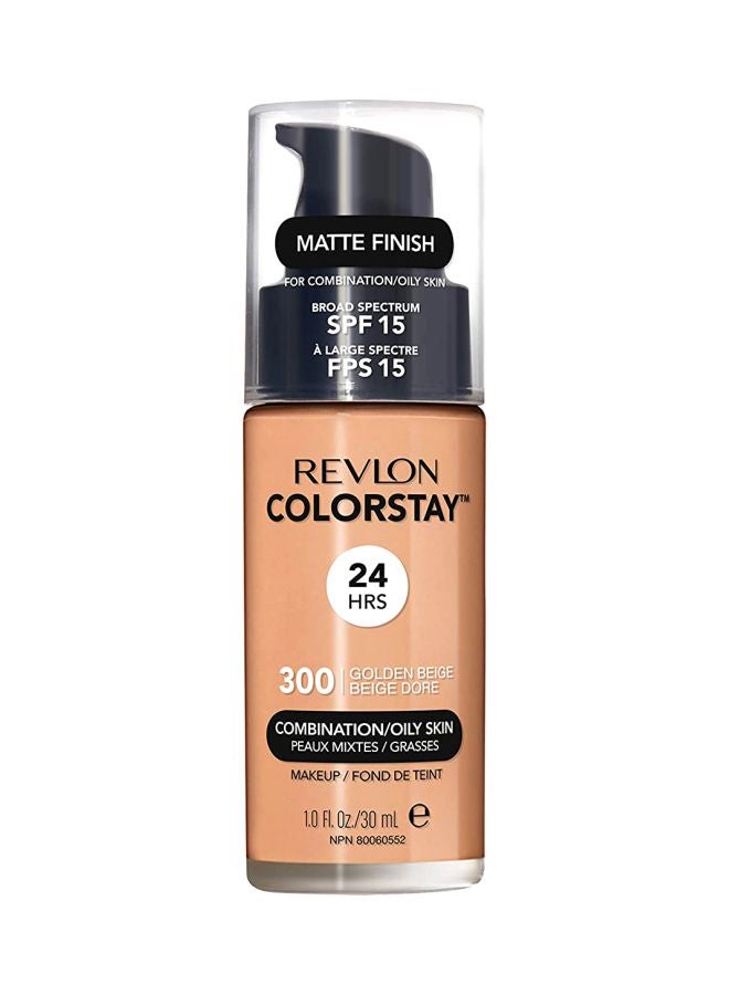 Revlon ColorStay Makeup Foundation With SPF 15 300 Golden Beige  - Image 1