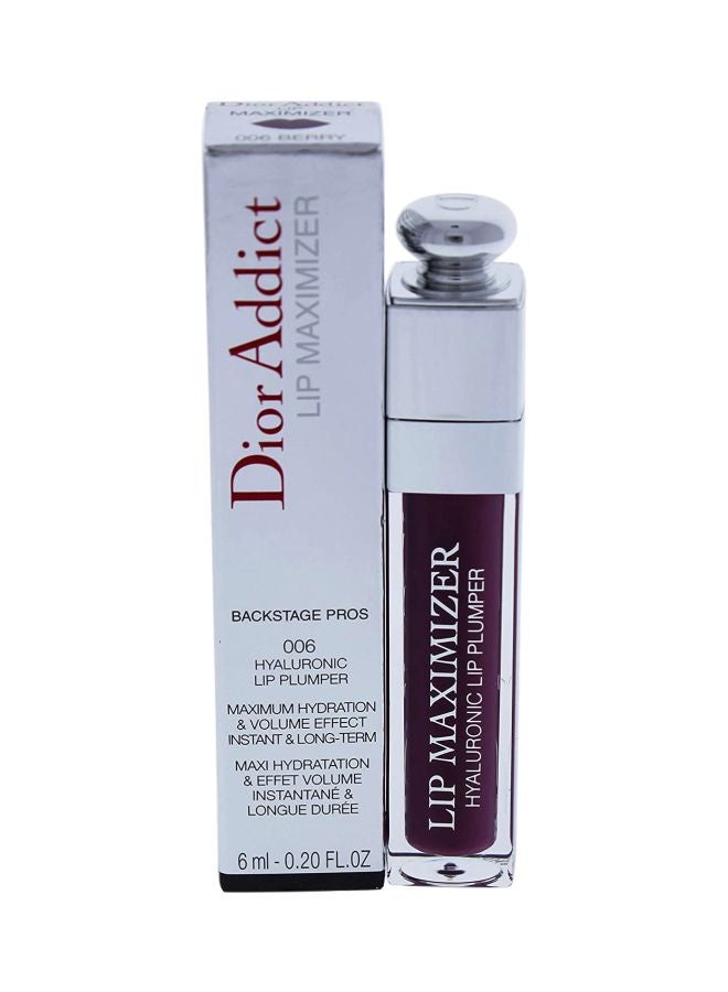 Dior - Ultra Hydrating Addict Lip Maximizer 006 Berry - Image 1