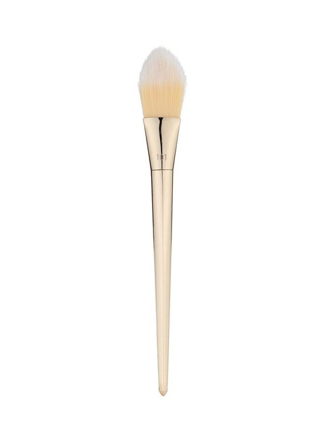 REAL TECHNIQUES Bold Metals 101 Triangle Foundation Brush Gold/White  - Image 1