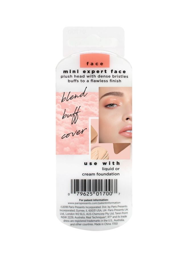 REAL TECHNIQUES Mini Expert Face Brush Peach/Black/Grey - Image 3