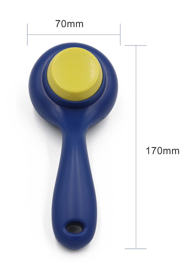 Self-Cleaning Brush Blue 18x5x7cm - Image 2