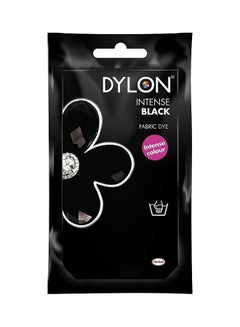DYLON Hand Fabric Dye Sachet Intense Black 50grams  - Image 1