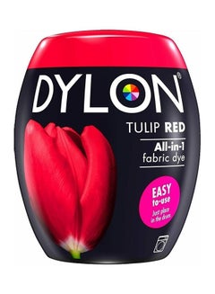 DYLON Washing Machine Fabric Dye Pod Tulip Red 350grams  - Image 1