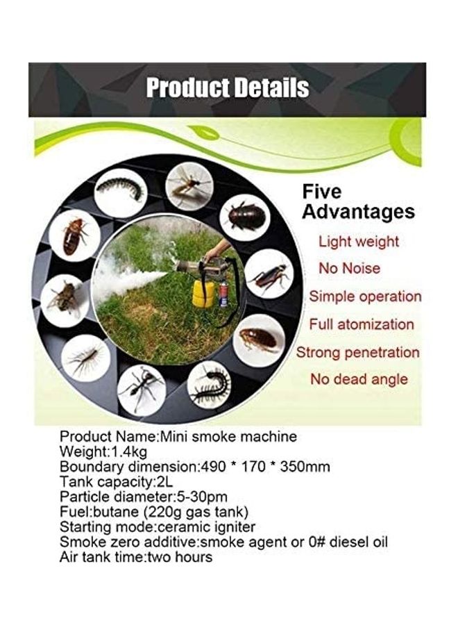 Mosquito Killer Fogging Machine Multicolour 50x35x20cm - Image 5