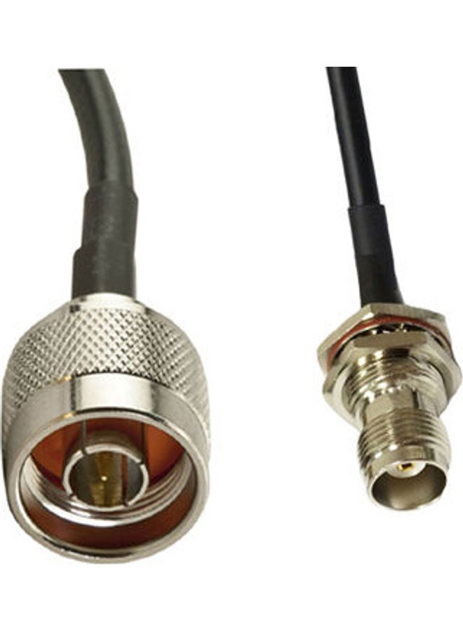 Wassalat RG58  N Male To TNC Female Cable Black  - Image 1