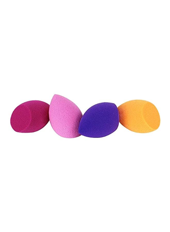 REAL TECHNIQUES 4-Piece Complexion Sponges Red/Pink/Blue - Image 1