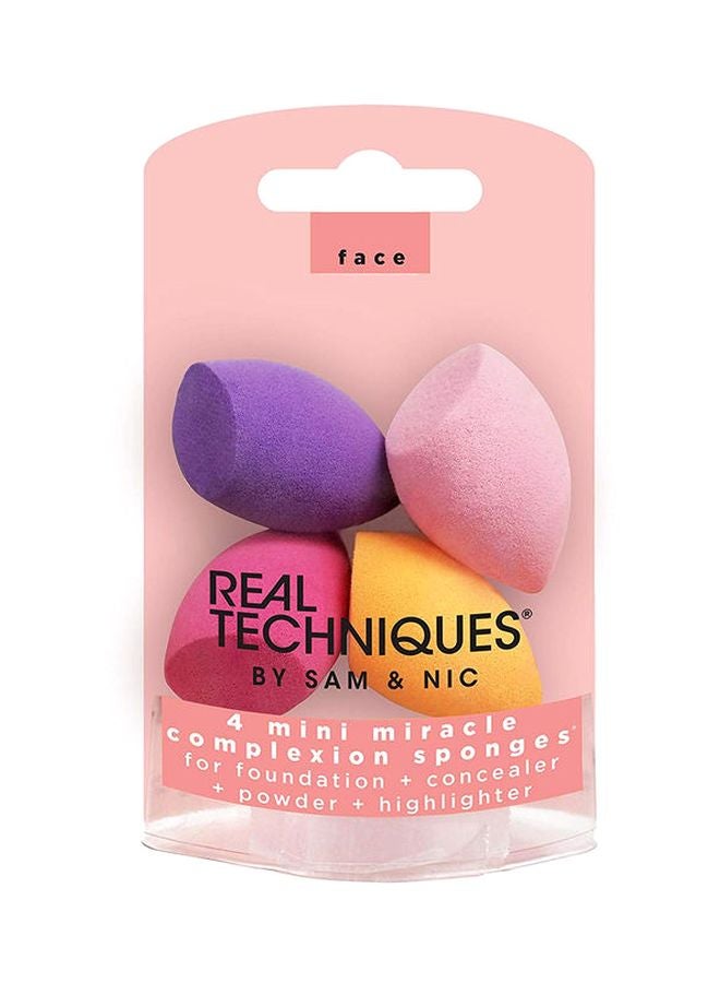 REAL TECHNIQUES 4-Piece Complexion Sponges Red/Pink/Blue - Image 2