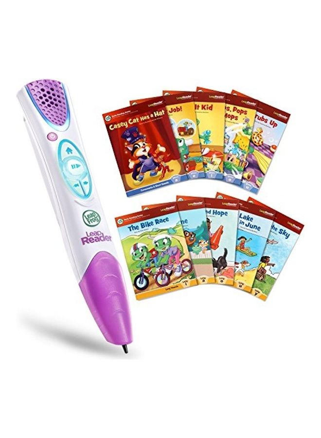 LeapFrog - Leap Reader System Learn To Read 10 Book Mega Pack 2.59 x 16.69 x 11.3inch - Image 1