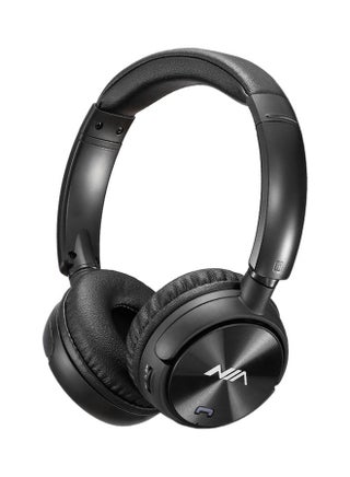 3.5mm Bluetooth Wireless Headphones MP3 Player FM Radio with Microphone APP Control Black - v1616063617/N45429224A_1