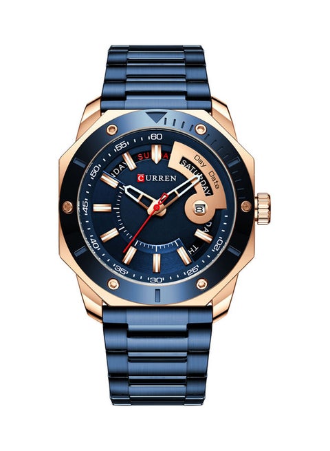 Men's Digital Electronic Quartz Watch - 43 mm - Blue