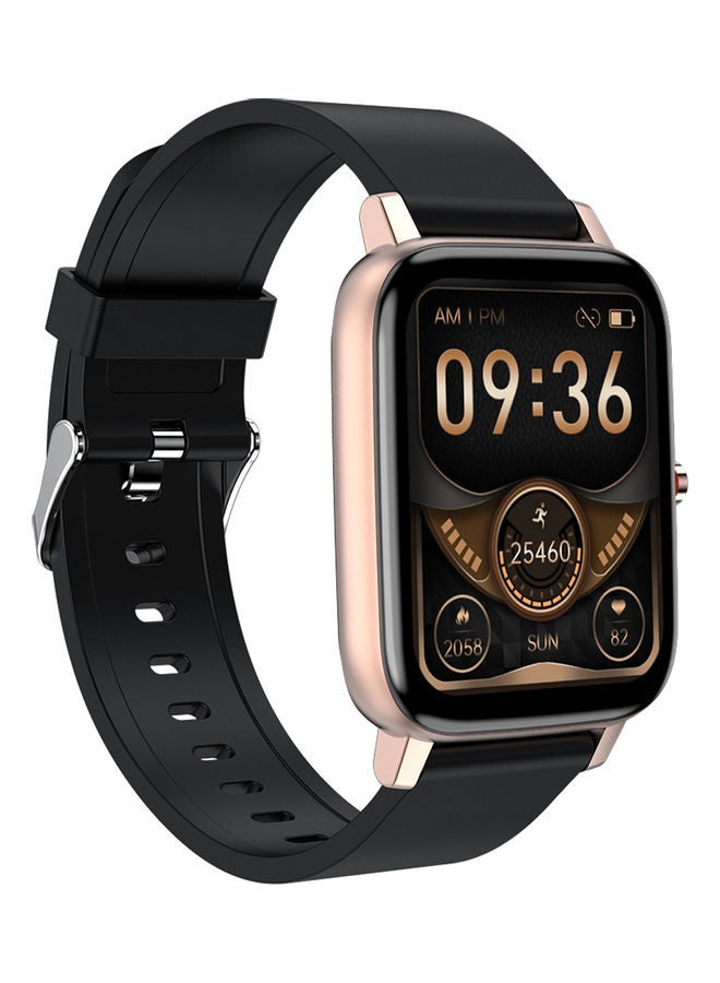 ساعة يد ذكية بشاشة تعمل باللمس اسود/ذهبي وردي - Image 3