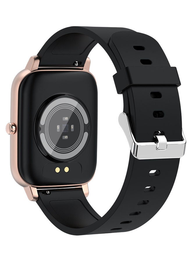ساعة يد ذكية بشاشة تعمل باللمس اسود/ذهبي وردي - Image 4