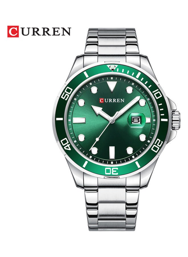 CURREN Men's Classic Luminous Analog Watch - 47 mm - Silver  - Image 2