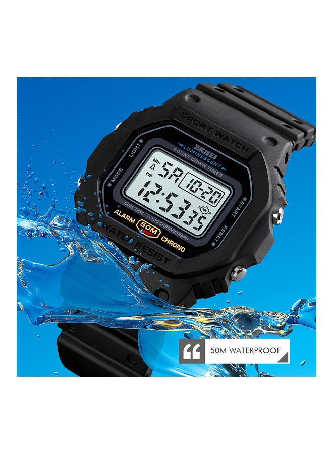 Men's Sports Water Resistant Digital Watch With Alarm - v1616065185/N45429631A_1