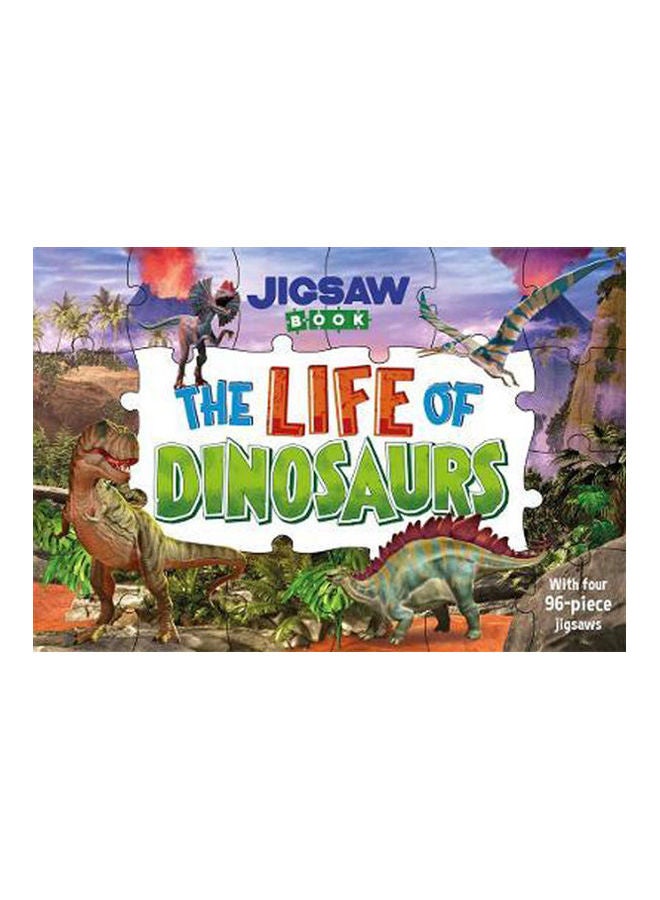 Jigsaw Book: The Life of Dinosaurs hardcover english - 2020