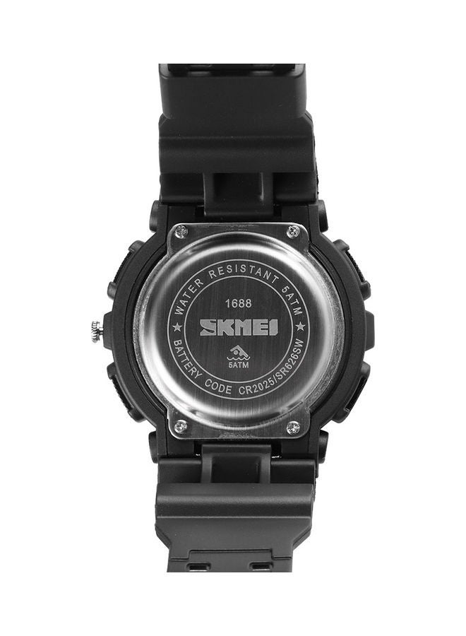 SKMEI Men's Quartz Digital Electronic Watch - 51 mm - Black - Image 2