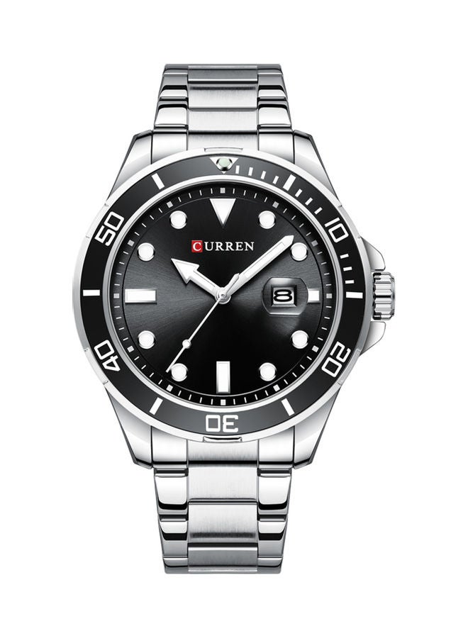 CURREN - Men's Classic Luminous Analog Watch - 47 mm - Silver - Image 1