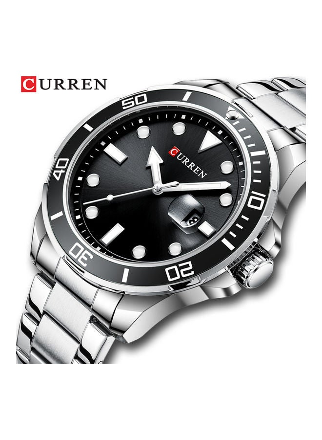 CURREN - Men's Classic Luminous Analog Watch - 47 mm - Silver - Image 1