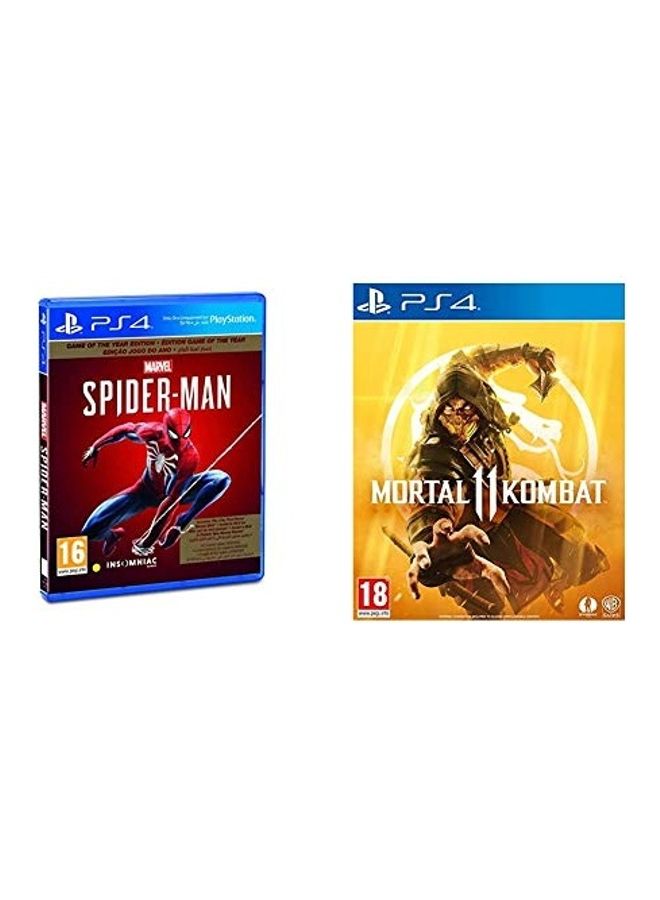 سوني لعبتا الفيديو "Spider-Man" و"Mortal Kombat 11" - بلايستيشن 4/بلايستيشن 5 - Image 1