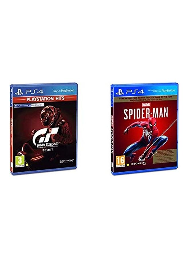 Sony Spider Man And Gran Turismo Sport - PS4/PS5 - Image 1