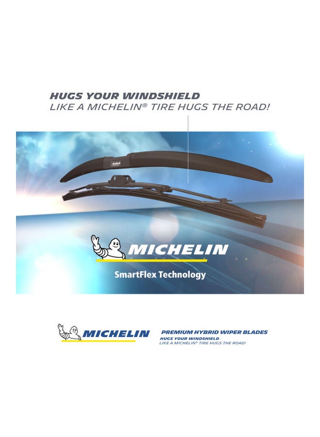 Michelin - Stealth Hybrid Windshield Wiper Blade With Smart Flex Design 24 inch - Image 1