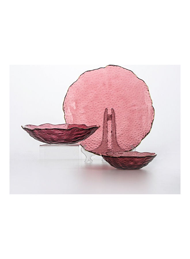 3-Piece Ice Point Special Shaped Wave Plate Red  - Image 5