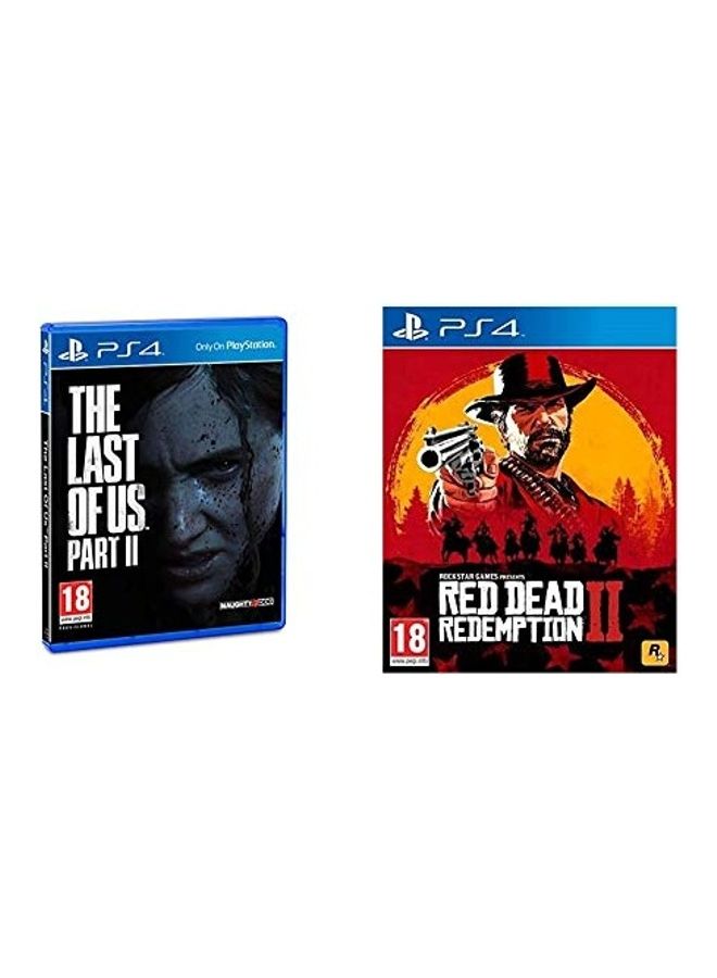 Sony The Last of Us Part II and Red Dead Redemption II (Intl Version) - PS4/PS5 - ps4_ps5  - Image 1