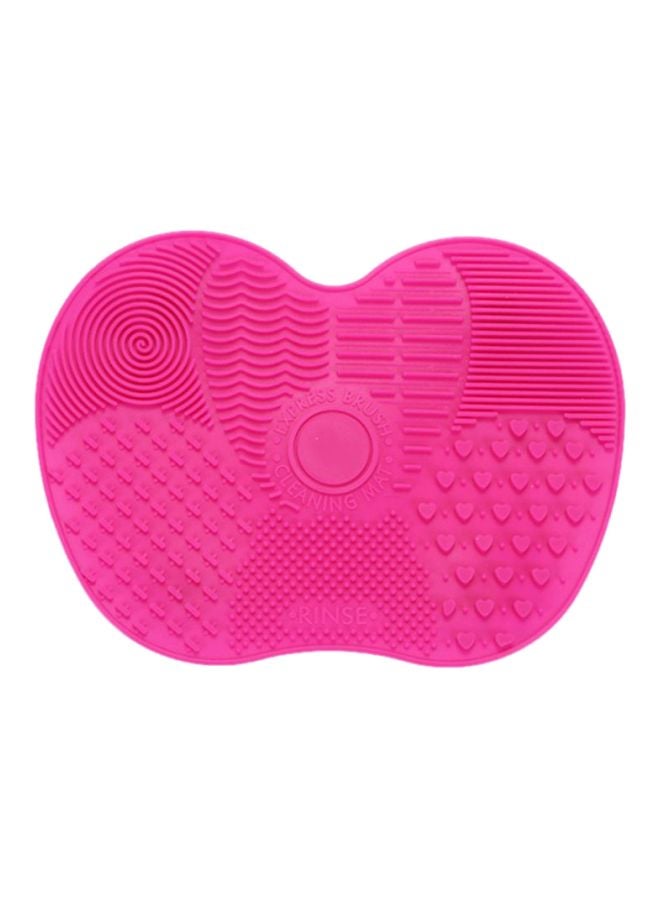 شاربدو أداة من السيليكون بشكل فراشة لتنظيف فرش المكياج وردي - Image 1