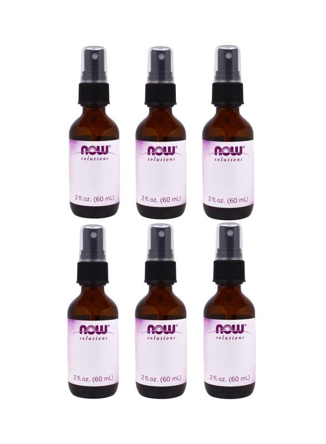 Now Foods Pack Of 6 Amber Glass Bottle With Dropper Clear - Image 1