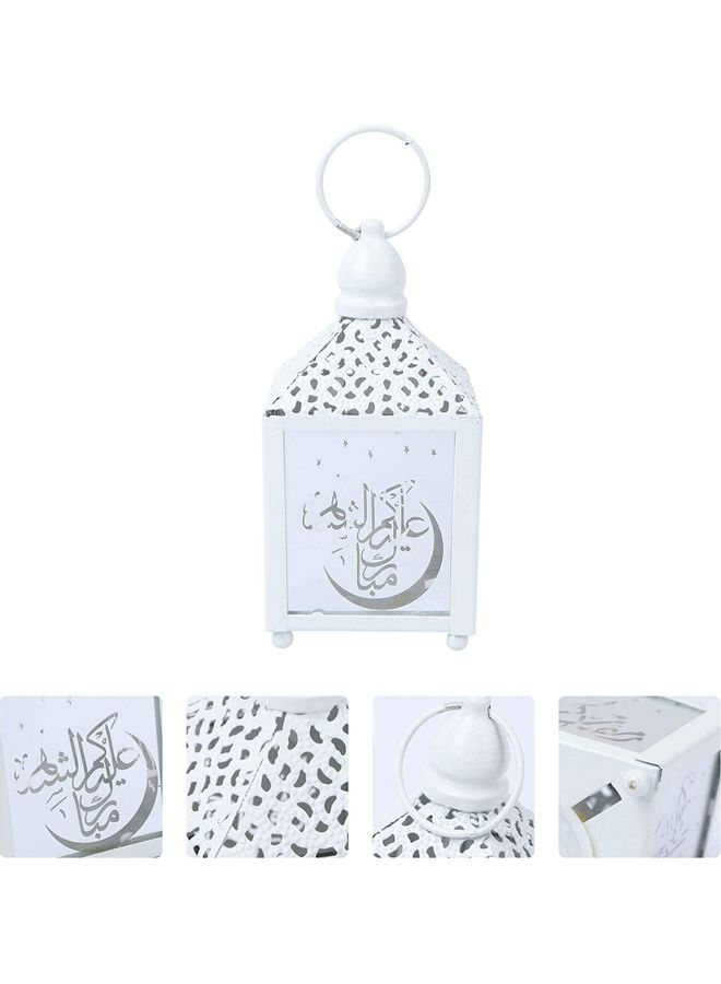 1 pack Ramadan Festival Wind Lamp Iron LED White - Image 3